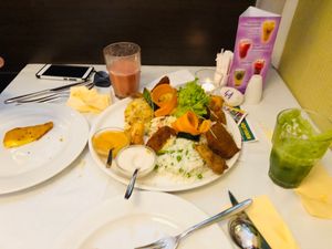 vegan cheese at Napfényes Restaurant & Confectionery in Budapest