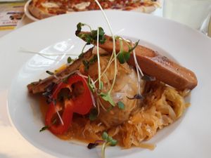 Stuffed cabbage à la kolozsvar at Napfényes Restaurant & Confectionery in Budapest