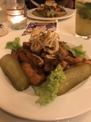 Roasted Seitan Stew   at Napfényes Restaurant & Confectionery in Budapest