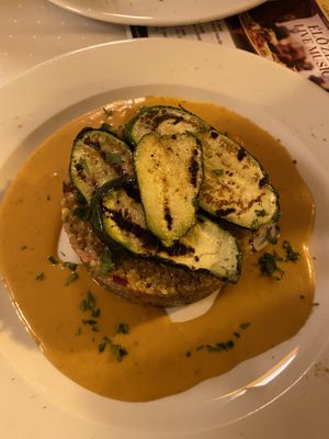 Risotto at Napfényes Restaurant & Confectionery in Budapest