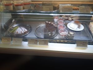 Display at Napfényes Restaurant & Confectionery in Budapest