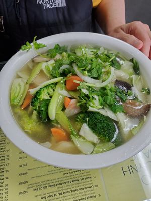 #75 Vegetarian Noodle Soup at Pho Huynh Sang in San Francisco