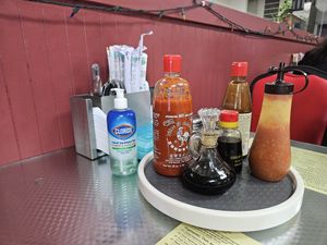 On the table at Pho Huynh Sang in San Francisco