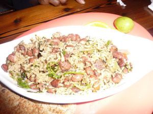 Red beans & rice at Souley Vegan in Oakland