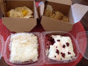 Comforting dessert assortment. at Souley Vegan in Oakland
