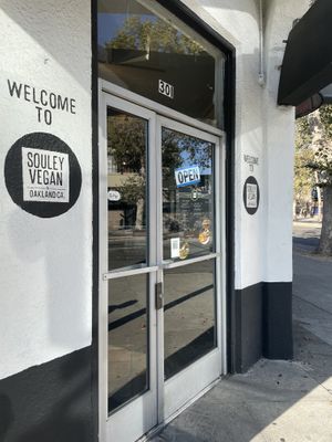 Door  at Souley Vegan in Oakland