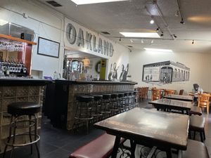 Back dining area  at Souley Vegan in Oakland