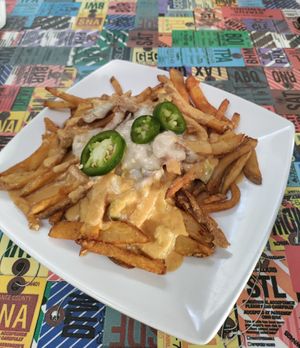 Dirty Cajun Fries at Souley Vegan in Oakland
