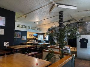 Interior at Souley Vegan in Oakland