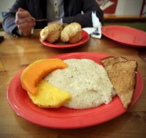 grits at Souley Vegan in Oakland