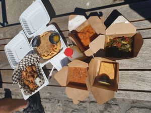 Picnic at Ferry Lawn  at Souley Vegan in Oakland