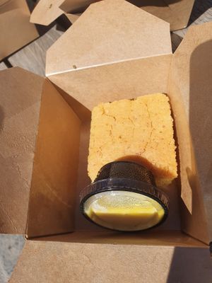 Cornbread  at Souley Vegan in Oakland