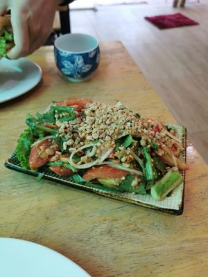 Papaya salad at Zhu Lin Xuan House in Siem Reap