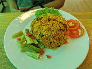 The curry rice is literally amazing at Zhu Lin Xuan House in Siem Reap