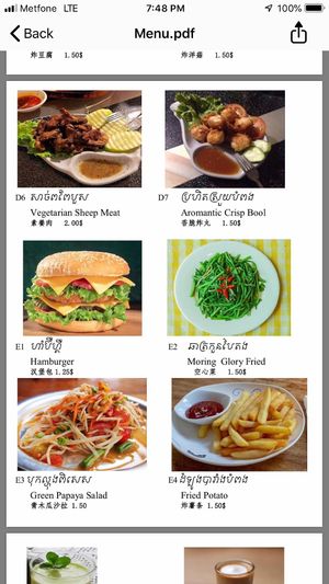 Vegan and vegetarian Food at Zhu Lin Xuan House in Siem Reap