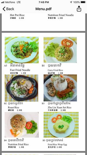 Vegan and vegetarian Food at Zhu Lin Xuan House in Siem Reap