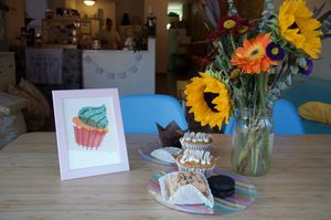 So good the desserts deserved a photo shoot  at Prioritized Pastries in Maplewood
