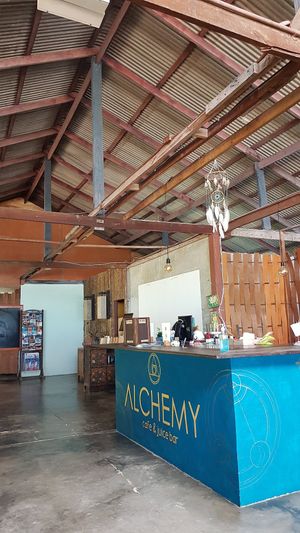 Very nice and traditional interior at Alchemy in Koh Samui