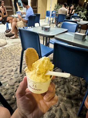   at Gelateria k2 in Alghero