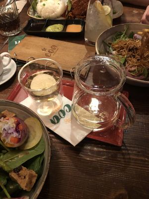 Hibiskus Tee  at coa Wok & Bowls in Hamburg