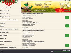 Lunch Special at Gator's Pizza in Muenster