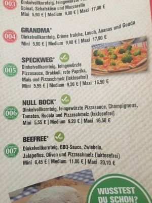 vegan Pizzas at Gator's Pizza in Muenster