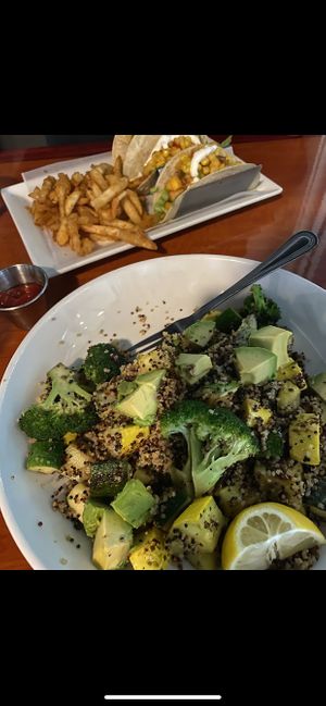 quinoa bowl  at Fresco's in St Petersburg