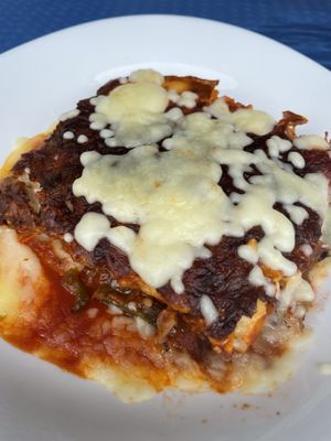 Lasaña de verduras  at Campomar in San Vicente De La Barquera