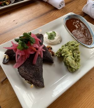 Vegan quesadilla  at El Grito Taqueria in Seattle