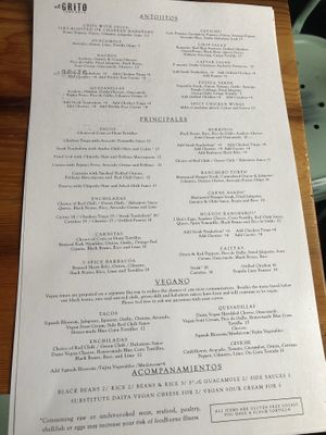 They added cauliflower ceviche! at El Grito Taqueria in Seattle