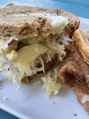 Pastrami sandwich  at Counter Culture in Austin
