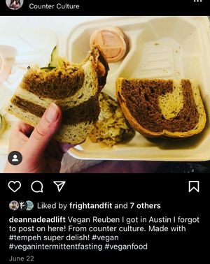 Still think about the amazing Reuben from time to time… at Counter Culture in Austin