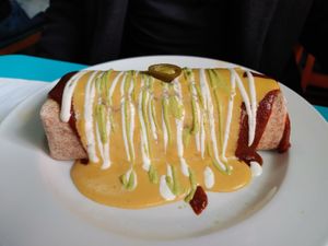 Smothered Burrito at Counter Culture in Austin