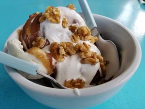 brownie sundae at Counter Culture in Austin