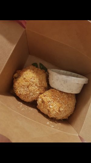 Mac n cheese balls 😍😍  at Counter Culture in Austin