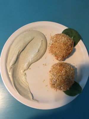 Mac and cheese balls  at Counter Culture in Austin