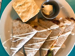 BBQ Quesadilla  at Counter Culture in Austin