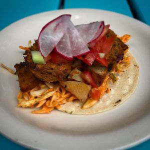 Falafel Tacos- so good! at Counter Culture in Austin