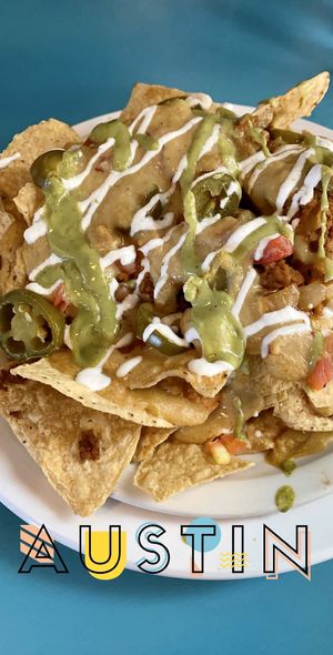 Nachos at Counter Culture in Austin