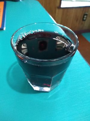 Glass of Pinot Noir Wine at Counter Culture in Austin