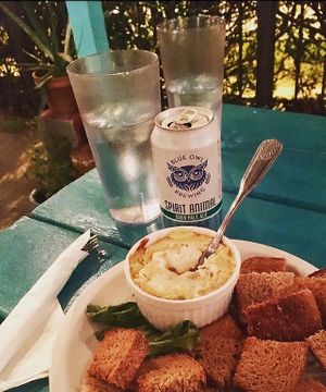 Spinach dip at Counter Culture in Austin
