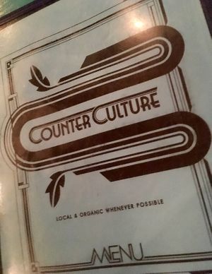 Menu at Counter Culture in Austin