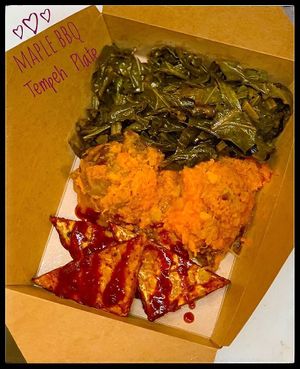 Tempeh BBQ Plate at Counter Culture in Austin