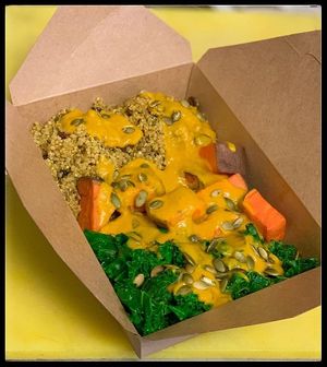 Pumpkin Curry Quinoa Plate at Counter Culture in Austin