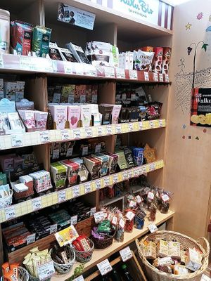 Hardly, if any, vegan chocolate at the moment I think. at Lulu Bio in Nagoya