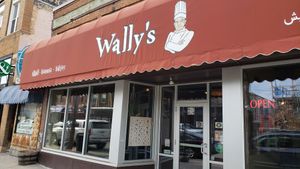 Exterior, March 2022. at Wally's Falafel and Hummus in Minneapolis