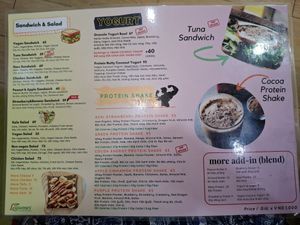 Menu at Legumes in Ho Chi Minh City