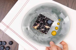 Blueberry Cake. at Bodhi in Ulm