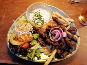 Gyros at Bodhi in Ulm