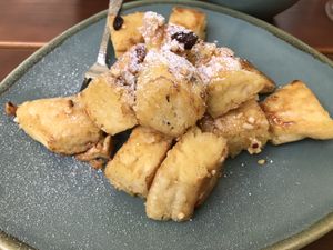 Kaiserschmarrn! Its really a big portion and soooo delicious! at Bodhi in Ulm
